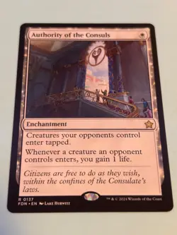 Authority of the Consuls Foundations Regular - Rare - Pack Fresh - Image 2