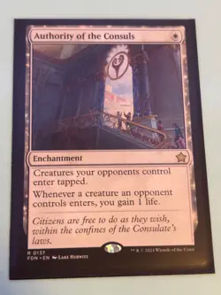 Authority of the Consuls Foundations Regular - Rare - Pack Fresh - Image 4