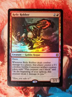 Relic Robber Zendikar Rising Foil Magic Gathering MTG ZNR - Image 1
