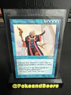 MTG Mind Over Matter Exodus Regular Rare LP Condition Magic The Gathering - Image 1