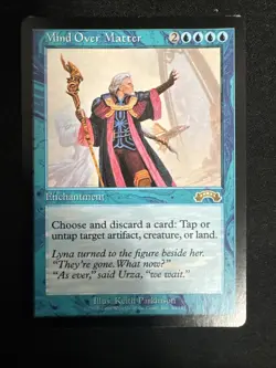 MTG Mind Over Matter Exodus Regular Rare LP Condition Magic The Gathering - Image 3