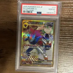 PSA 10 N's Zoroark EX 131 Pokemon SV9 Battle Partners Japanese 2025 Ultra Rare - Image 1