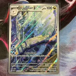 Pokemon Dragonair SV: Scarlet & Violet 151 Illustration Rare Holo 181/165 100 H… - Image 1
