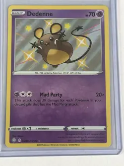 Dedenne SV051/SV122 Shiny Vault Shiny Holo Rare Pokemon Shining Fates NM - Image 1
