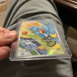First Partner Illustration Squirtle Promo Full Art Holo 037 Pokemon TCG - Image 2