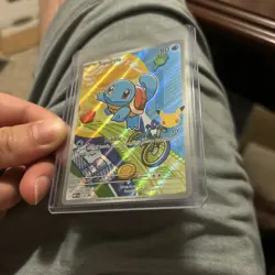 First Partner Illustration Squirtle Promo Full Art Holo 037 Pokemon TCG - Image 3