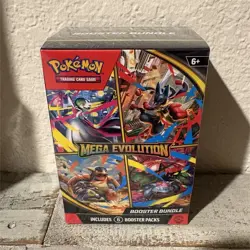 Pokemon Mega Evolution Booster Bundle 6 Packs - Image 1
