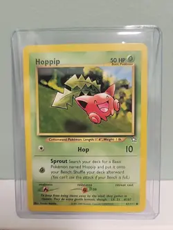 Pokemon TCG Hoppip 61/111 Neo Genesis Unlimited MINT - Image 1