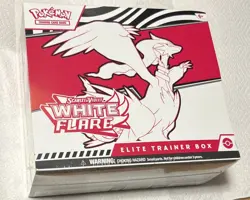 Pokemon Center ETB Elite Trainer Box Scarlet & Violet WHITE FLARE NEW SEALED - Image 1