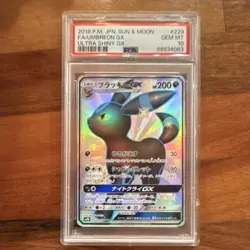 Pokemon Umbreon GX 229/150 GX Ultra Shiny Shiny Secret Rare Holo PSA 10 - Image 1
