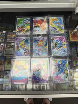 Pokemon TCG 30th Anniversary First Partner Starters Illustration Set Full 9 - Image 1