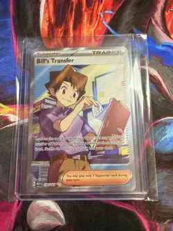 Pokemon Scarlet & Violet 151 Bill's Transfer 194/165 Full Art Trainer NM - Image 1