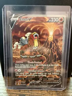 Entei V NM GG36/GG70 Pokemon Crown Zenith: Galarian Gallery - Image 1
