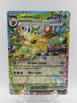 Leafeon EX 006/131 Prismatic Evolutions Stamped Promo Pokemon TCG - Image 1