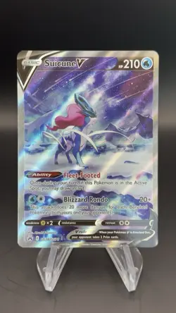 Suicune V - GG38/GG70 Crown Zenith Gallery Pokemon - NM - Image 1