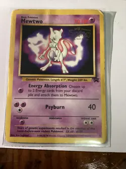 Pokemon TCG Mewtwo 3 WB Movie Promo Stamped 1999 WOTC Regular MP - Image 1