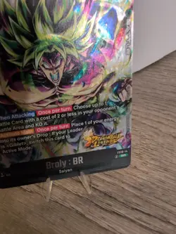 SR Super Rare Broly Movie Dragon Ball Fusion World Legends Stamped Card DBZ Foil - Image 5
