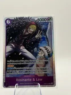 Rosinante & Law EB04-038 Character One Piece 8000 Power 6 Cost Blocker - Image 1