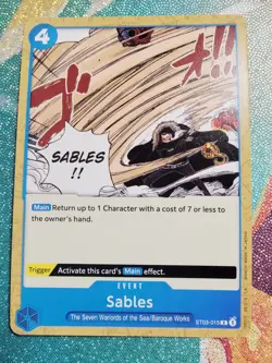 One Piece TCG Sables ST03-015 Seven Warlords of the Sea NM - Image 1