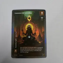 Wonders of the First 2025 - CLASSIC FOIL RARE - Commune With Tech 153/401 TCG - Image 1