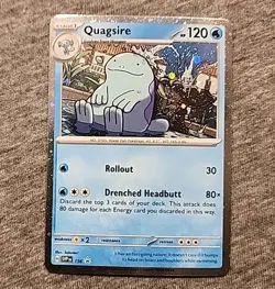 Pokemon Quagsire 150 PROMO Reverse Holo Pokemon Card Scarlet & Violet - Image 1