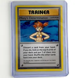 Misty’s Determination 80/108 Pokemon Card XY Evolutions Trainer Supporter LP - Image 3