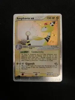 Pokemon Ampharos ex Holo Dragon 89/97 2003 Card LP / ~NM - Image 1