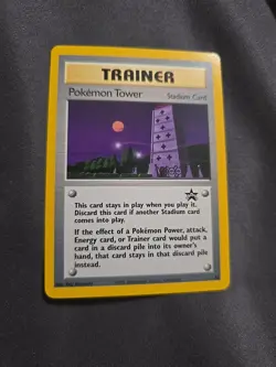 Pokemon Tower #42 Black Star Promo Trainer WOTC Pokemon Card NM - Image 1