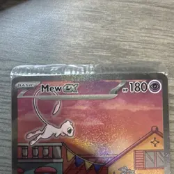 Pokemon Mew ex 053 Scarlet & Violet Promo Full Art Holo 180 HP Card 2023 - Image 2