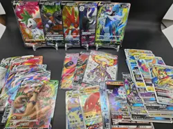 Pokemon Chinese Bulk Holo Lot (86 Cards) All Full Art, Vmax, Vstar, V, Etc - Image 1