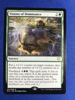 Visions of Dominance MTG Magic Innistrad Midnight Hunt x1 IN HAND SHIPS NOW! - Image 1