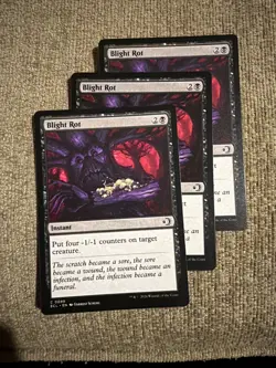 3x Blight Rot Lorwyn Eclipsed - Image 1