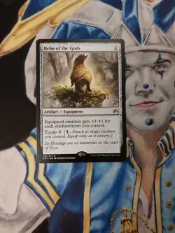 Helm of the Gods MTG Origins Rare Artifact Slightly Played x1 HG4 - Image 1