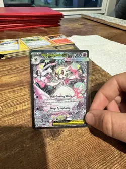 Pokemon Mega Gardevoir ex 178/132 Me01 Mega Evolution Full Art Holo EX 360 HP - Image 1