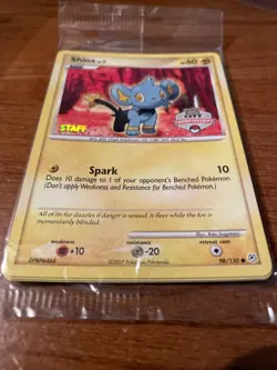 💎 Mega Rare Pokemon SEALED Shinx 2008 City Championships STAFF Promo Pack of 5 - Image 2