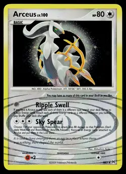 Pokemon Card - Arceus 2009 Arceus AR5 Holo Rare - Image 1