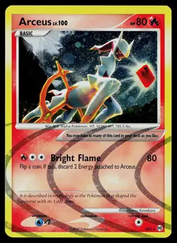 Pokemon Card - Arceus 2009 Arceus AR3 Holo Rare - Image 1