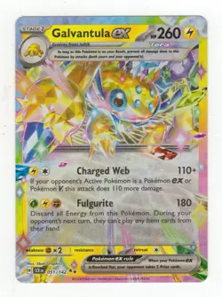2024 Pokemon SV Stellar Crown - SCR EN Galvantula ex #051/142 - Image 1