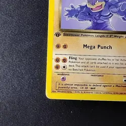 Pokemon TCG Dark Machamp Team Rocket 27/82 1st Edition Non Holo Rare MP - Image 5