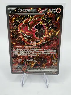 Pokemon TCG Oricorio ex 024 Me: Mega Evolution Promo Holo Near Mint - Image 1