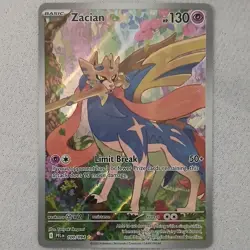 Pokemon Zacian Full Art Holo PFLI 100/094 Basic Psychic HP 130 - Image 1