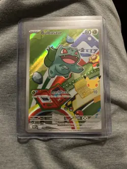 Bulbasaur MEP 037 First Partner Illustration Rare Promo 30th Anniversary Pokemon - Image 1