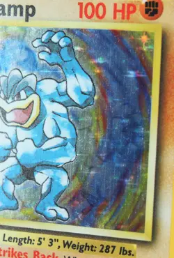 Pokemon TCG Machamp 8/102 Holo First Edition - Image 3