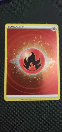 Pokemon Fire Energy HOLO Crown Zenith - Image 1
