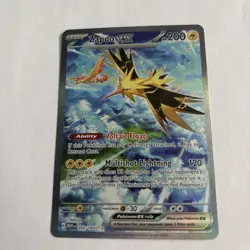 Pokemon Zapdos ex 202/165 Special Illustration Rare Scarlet & Violet 151 NM - Image 4