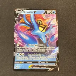 Omastar V 035/195 Swsh12: Sword & Shield - Silver Tempest Holo Pokemon - Image 1