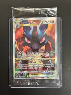 Pokemon 2023 Sword & Shield Crown Zenith Lucario Vstar Promo Sealed SWSH291 NM - Image 1