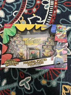 Pokemon TCG Ascended Heroes Mega Lucario Premium Poster Collection Box Promo - Image 1