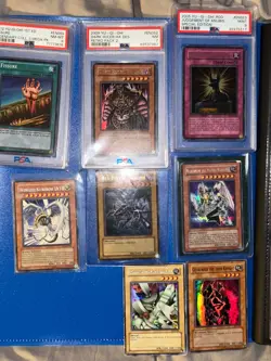 Yugioh Vintage PSA lot & Vintage/Mod BINDER( Read Description for more info ) - Image 3