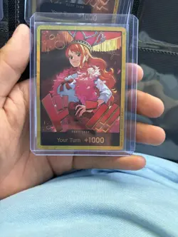 DON!! Card (Nami) (Gold) Extra Booster: One Piece Heroines Edition Foil - Image 1